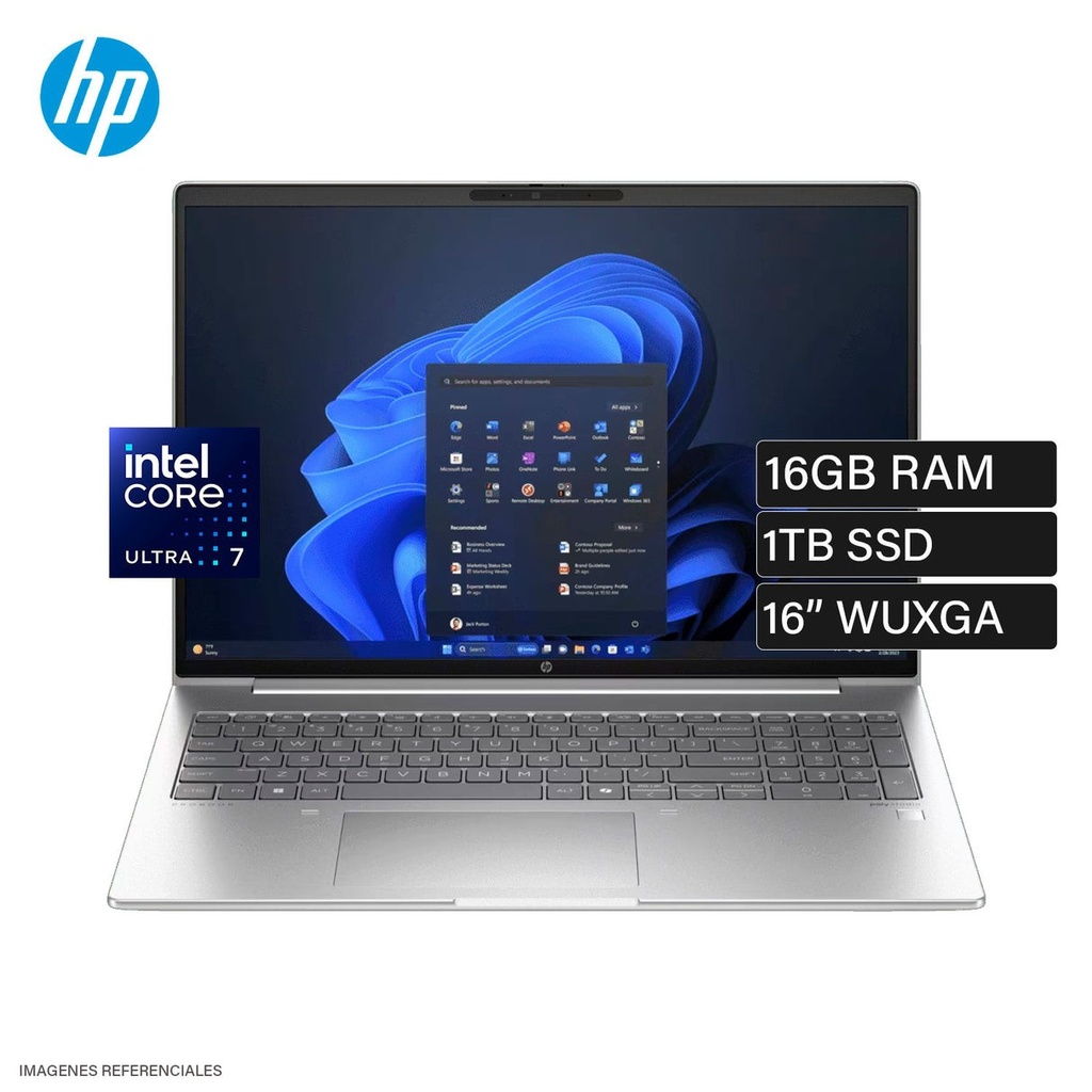 [A24Z6LT#ABM] HP - Notebook - 16" - Intel Core Ultra 7 155U - 16 GB - 1 TB