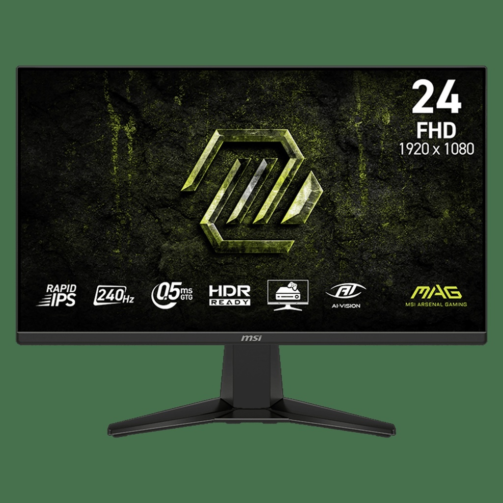 [824142432396] MSI MAG 245F X24 Gaming - 24" - 1920 x 1080 - HDMI / DisplayPort - 240Hz