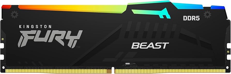 [100016762] Kingston FURY Beast RGB - DDR5 - módulo - 16 GB - DIMM de 288 contactos - 5600 MT/s / PC5-44800 - CL40