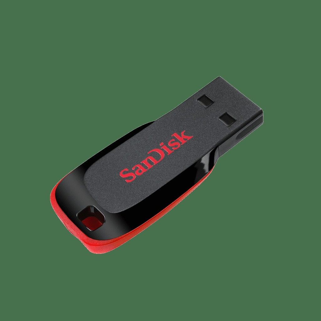 [SDCZ50-128G-B35] SanDisk Cruzer Blade - Unidad flash USB - 128 GB - USB - negro, rojo