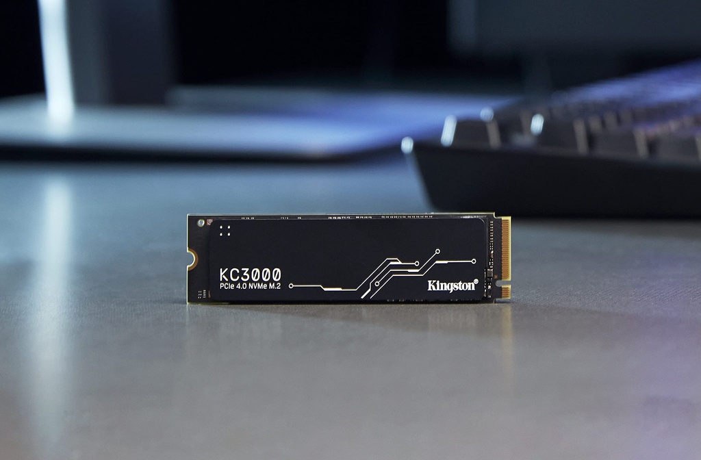 Kingston KC3000 - SSD - 1024 GB - interno - M.2 2280 - PCIe 4.0 (NVMe) - para Intel Next Unit of Computing 12 Pro Kit