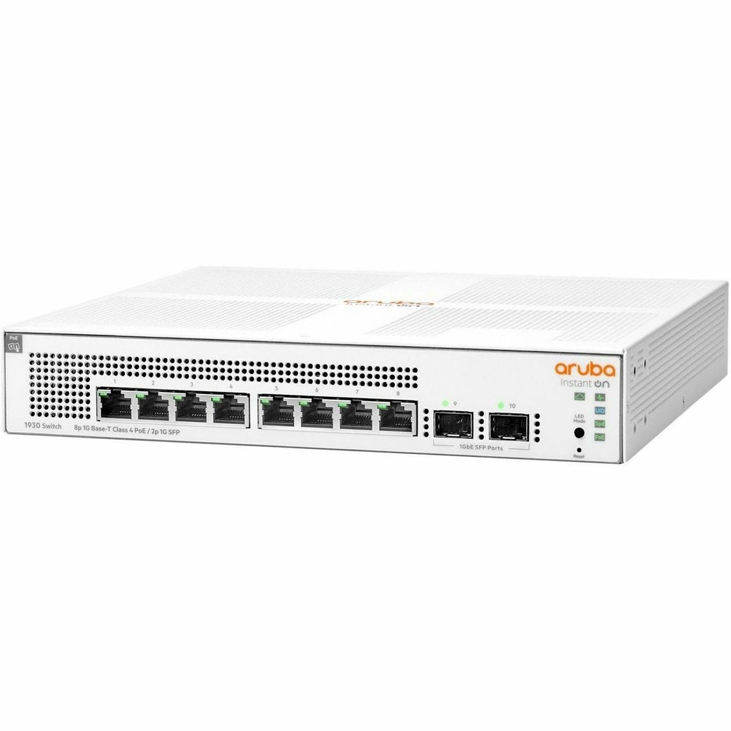 [NW239HPS62] HPE Networking Instant On 1930 8G Class4 PoE 2SFP 124W Switch - Conmutador - L2 + - Gestionado