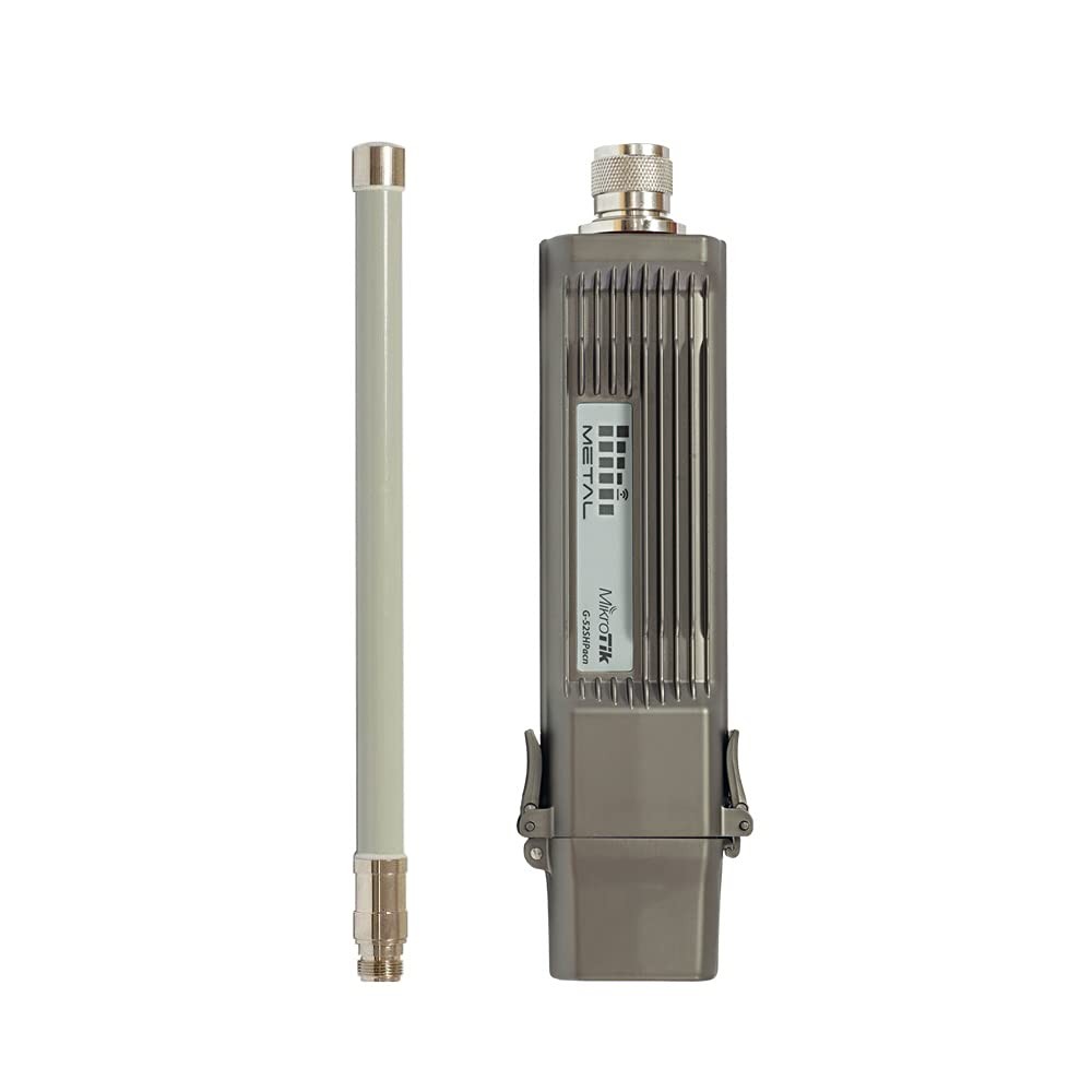 MikroTik Metal 52 ac - Punto de acceso inalámbrico - Wi-Fi - Banda doble - alimentación cc - 720 MHz - 215x60x38mm