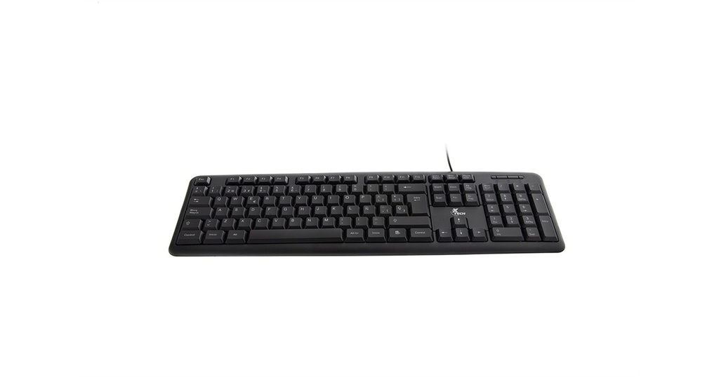 [XTK-092S] Xtech - Keyboard - Wired - Spanish - USB - Black - Standard XTK-092S