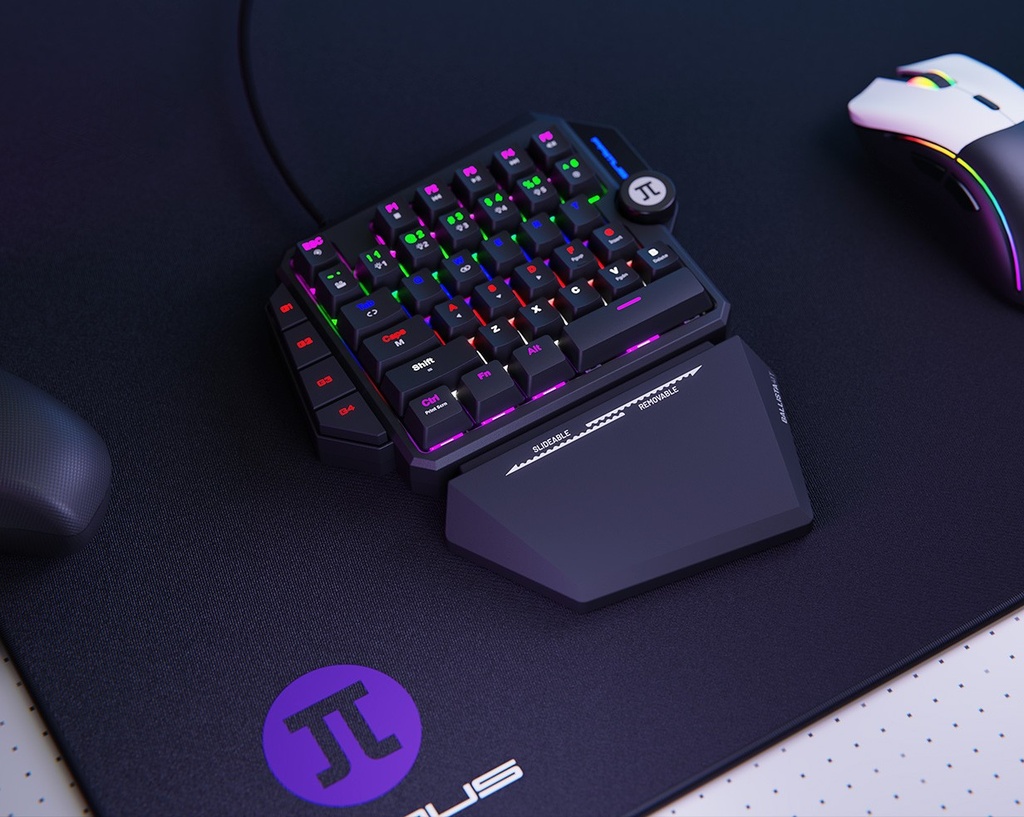 [PKS-040E] Primus Gaming - Keyboard - Wired - English - USB 2.0 - Ergonomic Design - Black