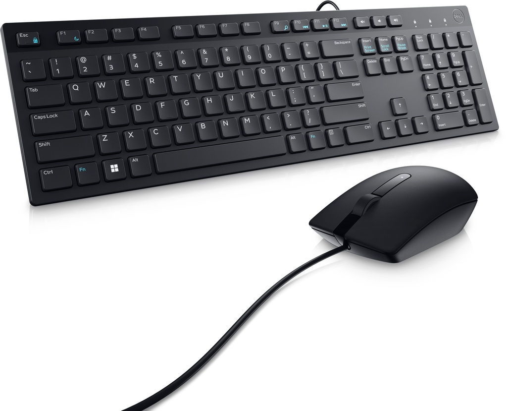 [KM300C] Dell KM300C - Juego de teclado y ratón - USB - QWERTY - EE. UU. - negro - con 1 Year Basic Hardware Warranty Repair
