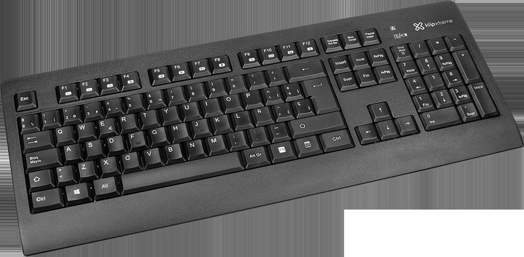 [KCK-265S] Klip Xtreme KCK-265S - Juego de teclado y ratón - inalámbrico - 2.4 GHz - impermeable