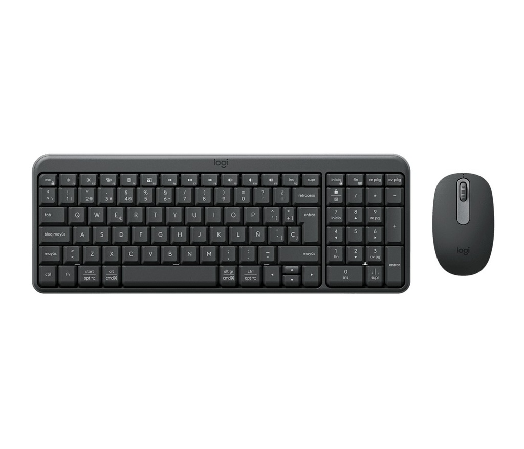 [920-013513] Logitech - MK250 Compact Bluetooth Wireless Combo - Spanish - Graphite