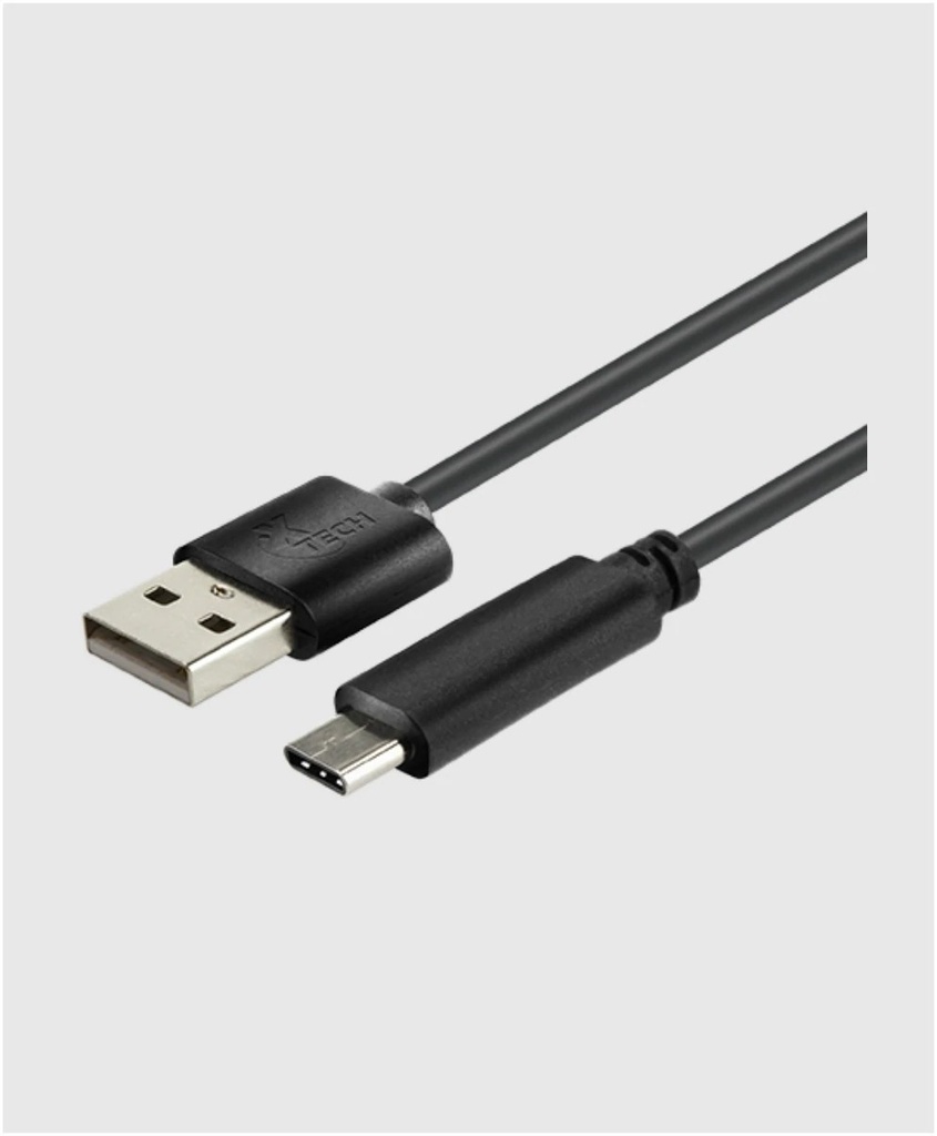 [XTC-510] Xtech XTC-510 - Cable USB - 24 pin USB-C (M) reversible a USB (M) - USB 2.0 - 1.8 m - negro