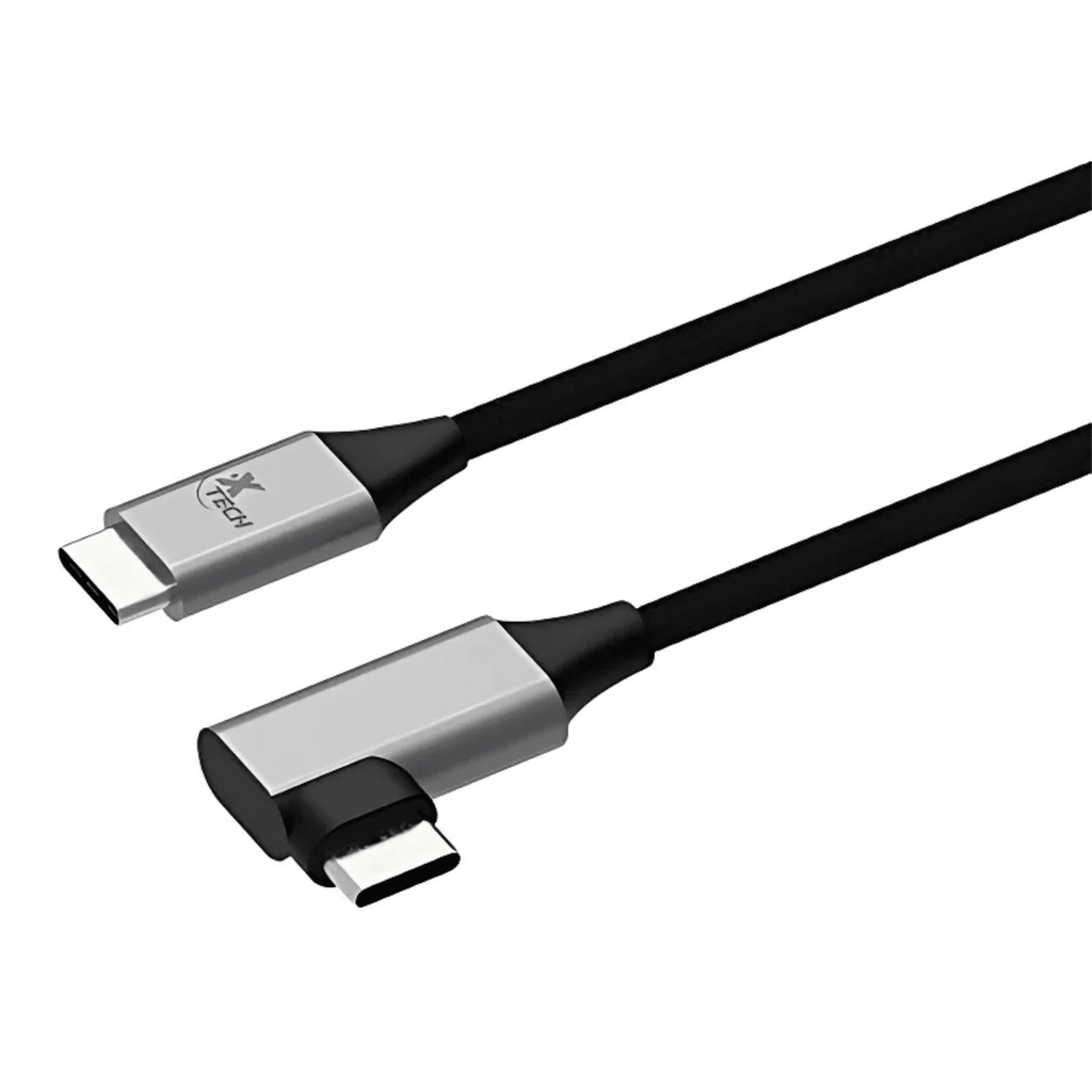 [AB005XTK22] Xtech - USB cable - USB Type C - 3.66 m - Black & silver - (m) to (m) Braided XTC-533