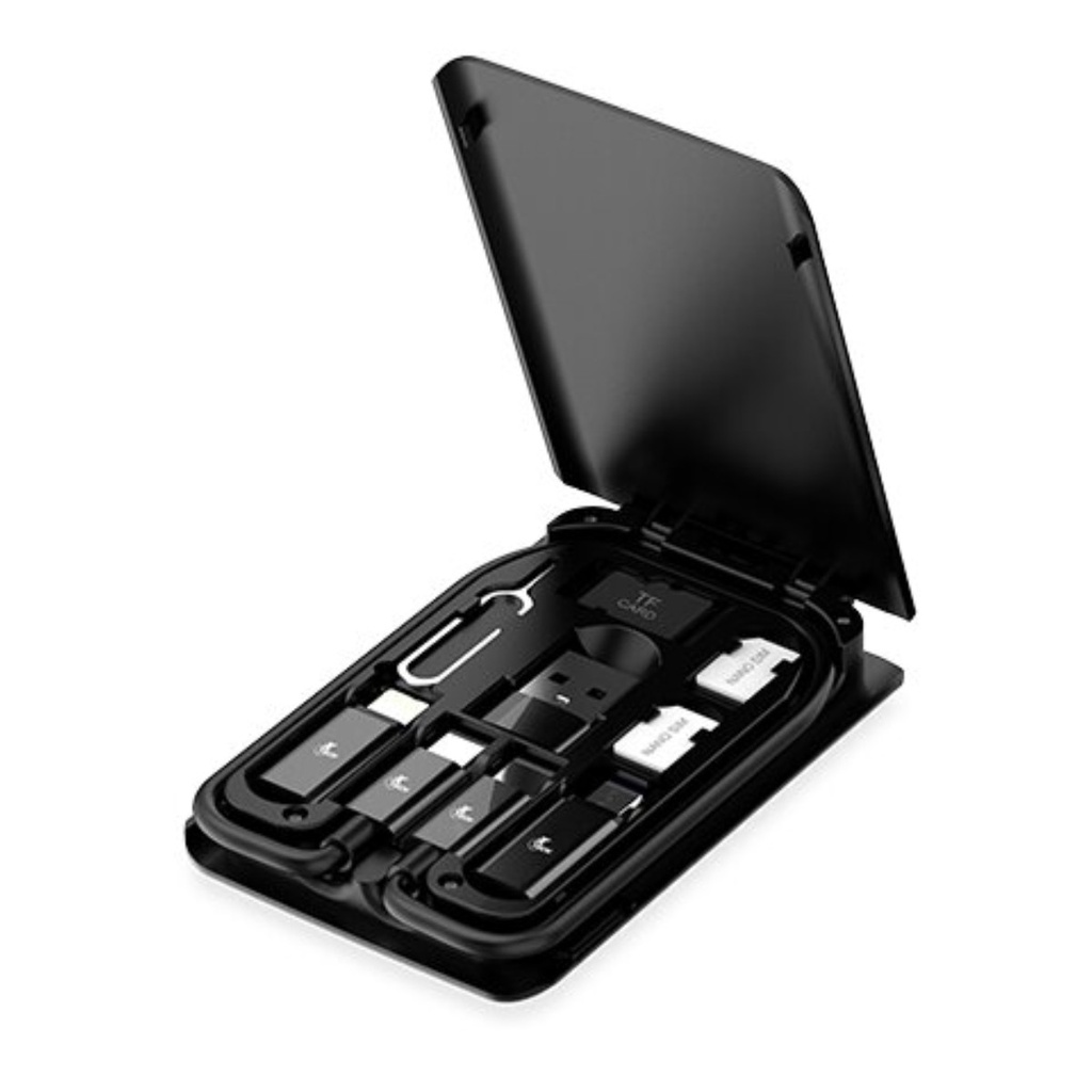 [XTC-570] Xtech - USB type C Cable Kit - 24 pin USB-C - USB type C w adpt USB A - Micro USB - Lightning - 29 cm