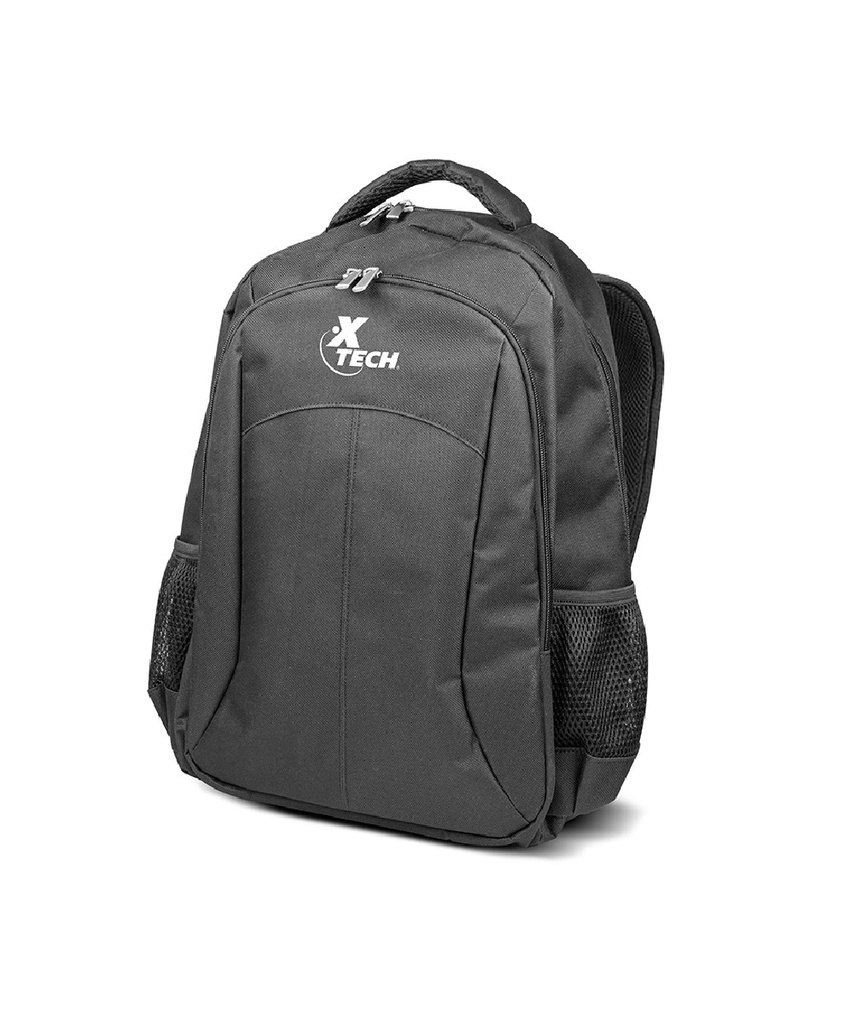[AN100XTK42] Xtech - Laptop Backpack - 15.6" - Durable polyester / 100% polyester - All black - UrbanPro XTB-224