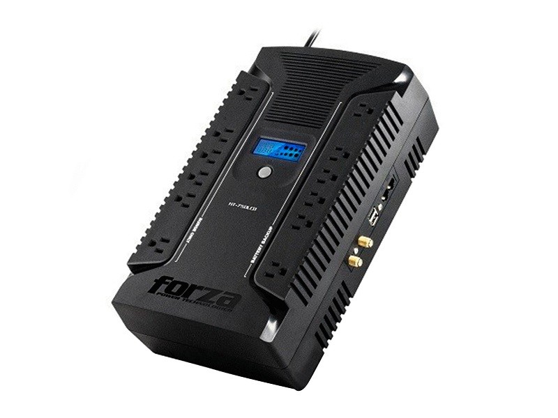 [UI150FOR31] Forza - UPS - Línea interactiva - 450 vatios - 750 VA - AC 110/120 V - 12 NEMA 2 USB