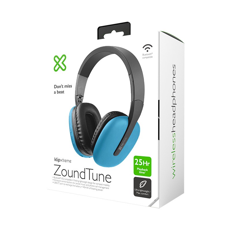 [KWH-010BL] Klip Xtreme - KWH-010BL - Headphones - Para Home audio / Para Portable electronics / Para Professional audio / Para Cell