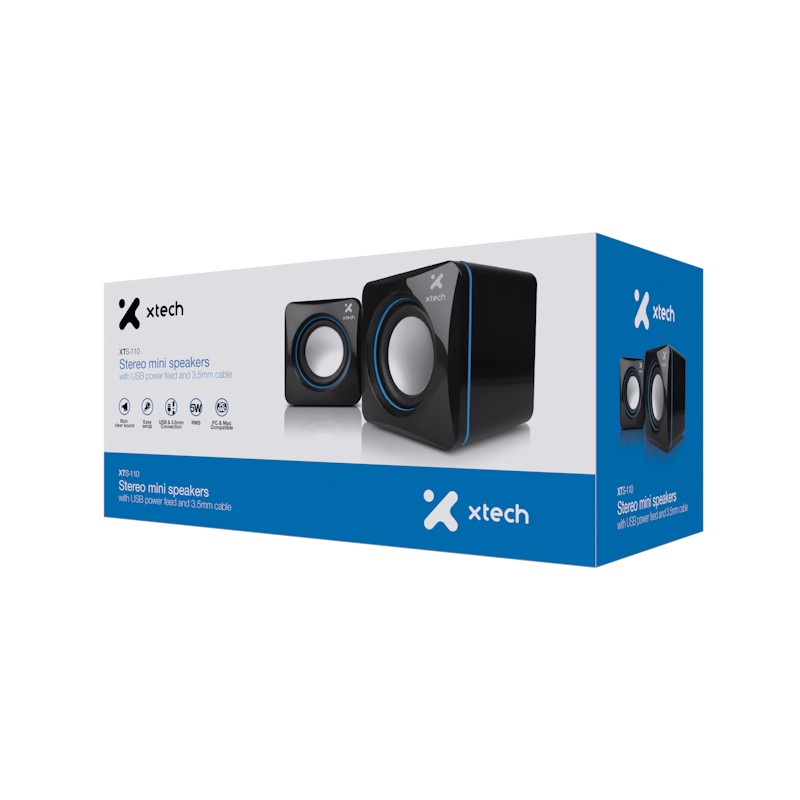 Xtech XTS-110 - Altavoces - para PC - 6 vatios (Total)
