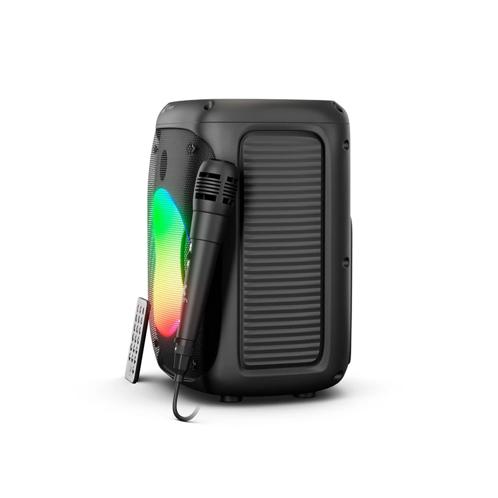 [MM222XTK98] Xtech XTS-661 - Speaker - Black - SonicBloom Portable Wlss Speaker w lights and mic
