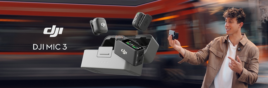 DJI - Mic 3 (2 TX + 1 RX + Charging