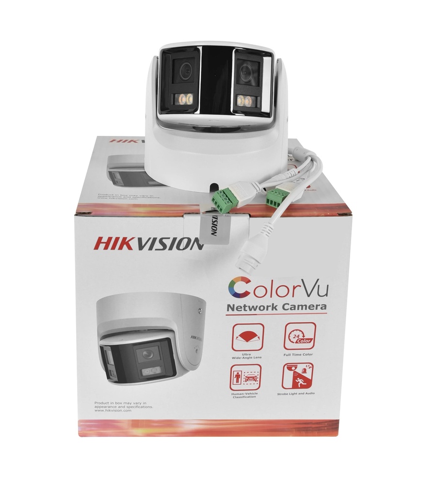 [ES212HIK82] Hikvision 4 MP Panoramic ColorVu Fixed Bullet Network Camera - Built-in Mic - 4MP - Outdoor - H.265+