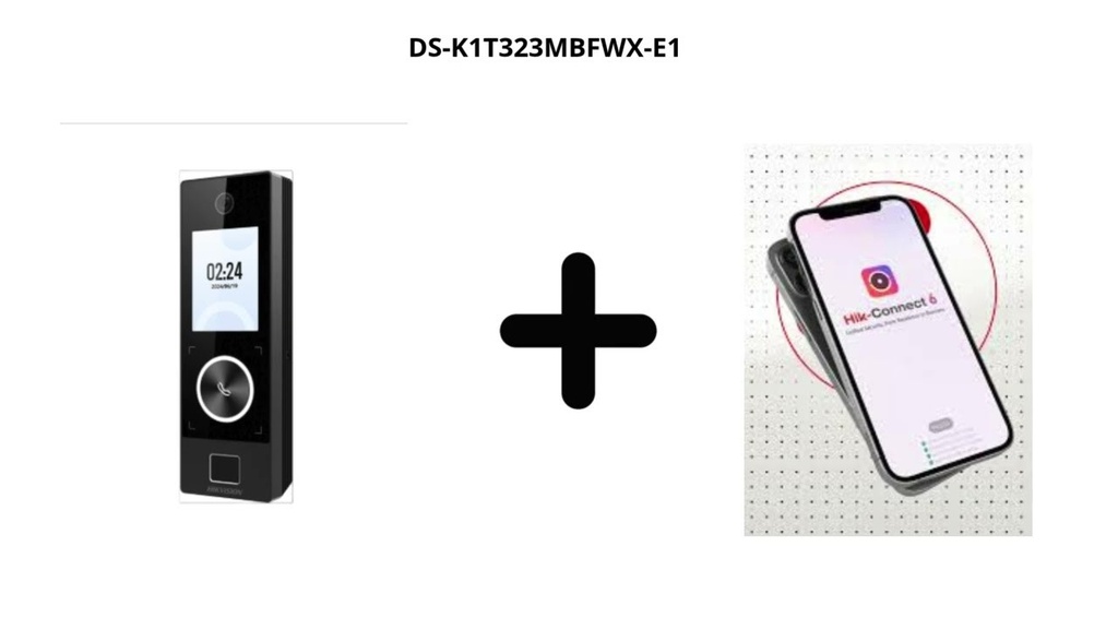 [DS-K1T323MBFWX-E1] Hikvision - Face Access Terminal - DS-K1T323MBFWX-E1