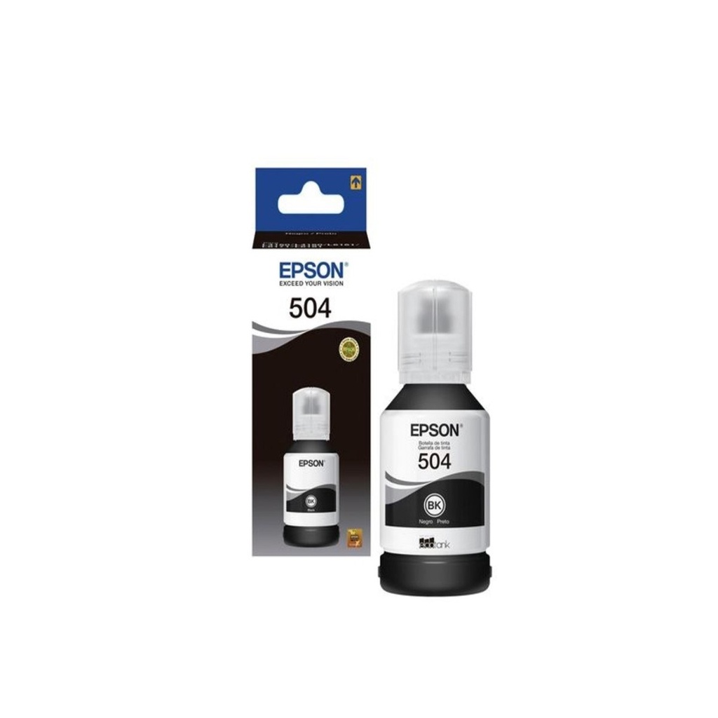 BOTELLA EPSON T504 NEGRO L4150/L4160/L6161/L6171/L6191 7500 PAG T504120-AL