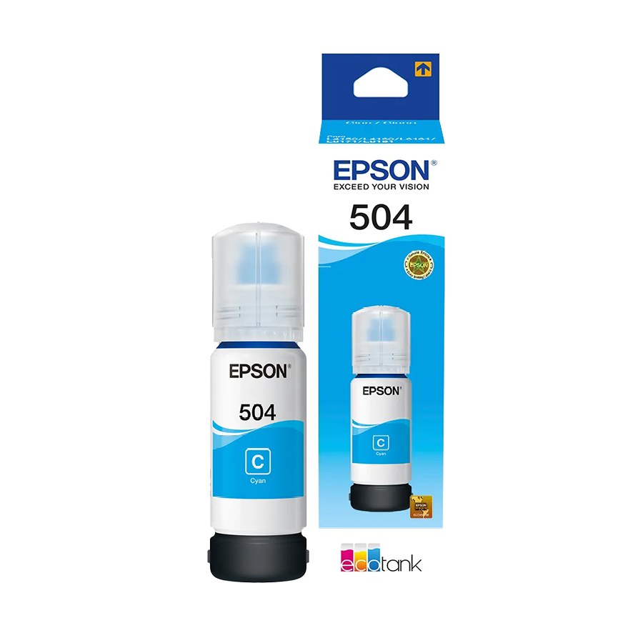 [T504220-AL] BOTELLA EPSON T504 CYAN L4150/L4160/L6161/L6171/L6191 6000 PAG T504220-AL