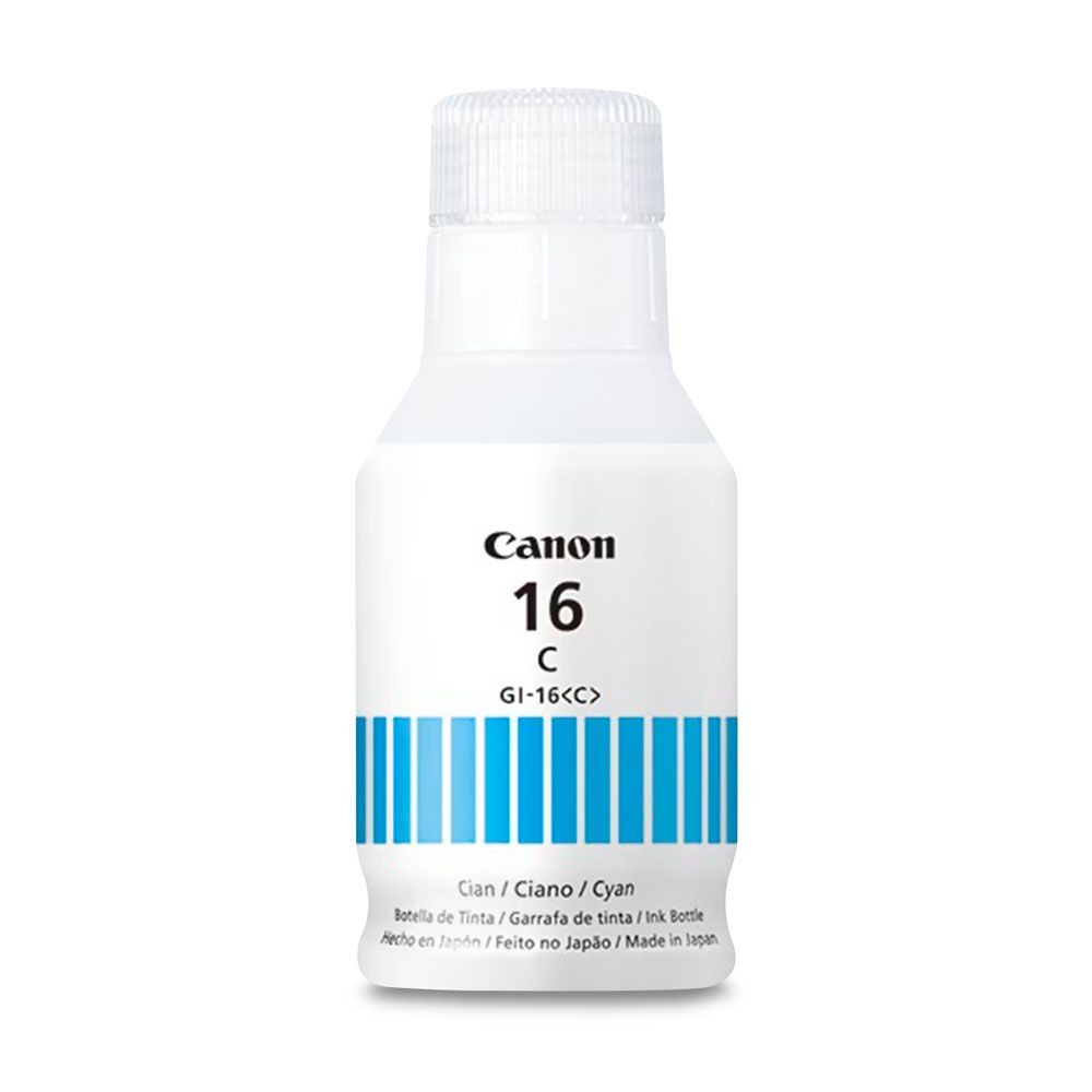 BOTELLA CANON GI16C CYAN GX6010/GX7010 14000 PAG GI16C