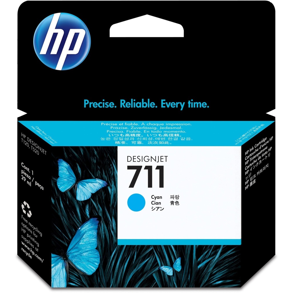 TINTA HPINC 711 CYAN T120/520 29ML CZ130A