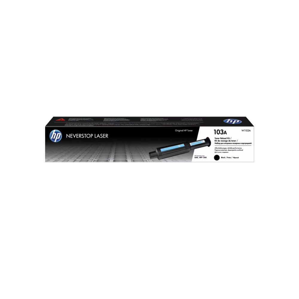 [W1103A] KIT DE RECARGA DE TONER ORIGINAL HP LASER 103A NEGRO W1103A 2500 PAG