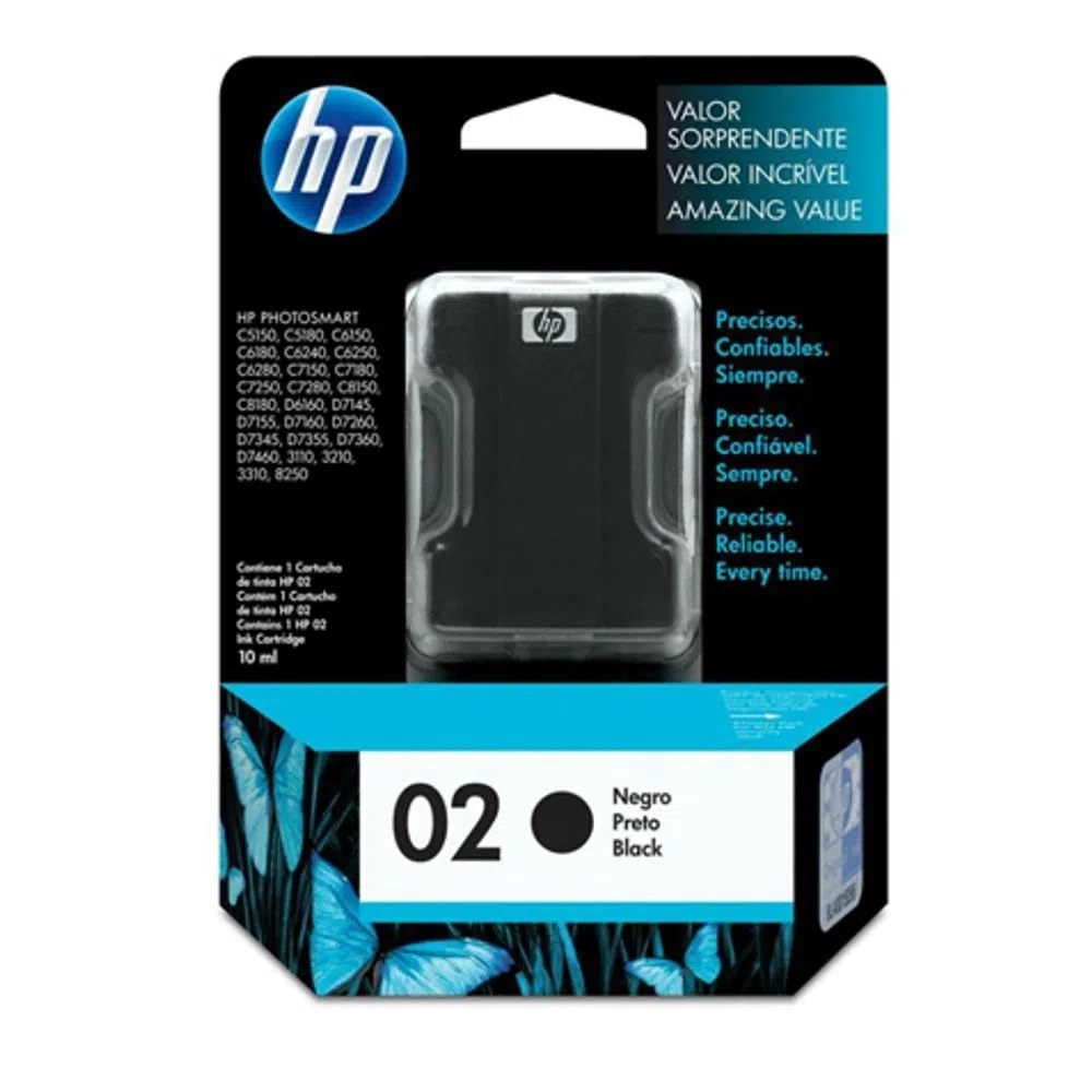 [C6602A] TINTA HPINC 02 NEGRO J6000/J6080 C6602A