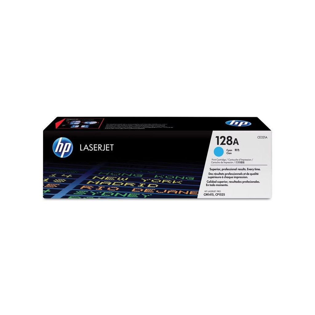 [CE321A] TONER HPINC 128A CYAN LASERJET CP1525/CM1415 1300 PAG CE321A
