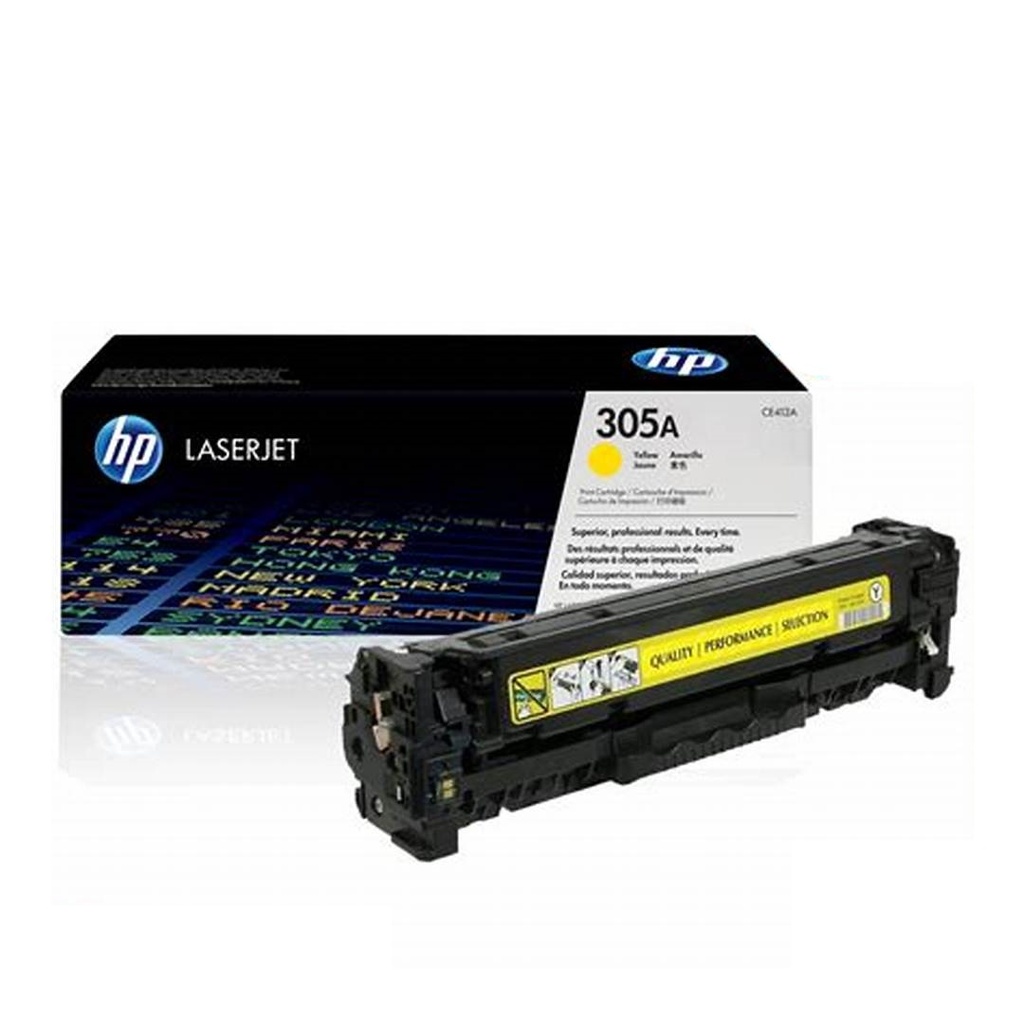 TONER HPINC 305A AMARILLO LASERJET M471/375/475 2600 PAG CE412A