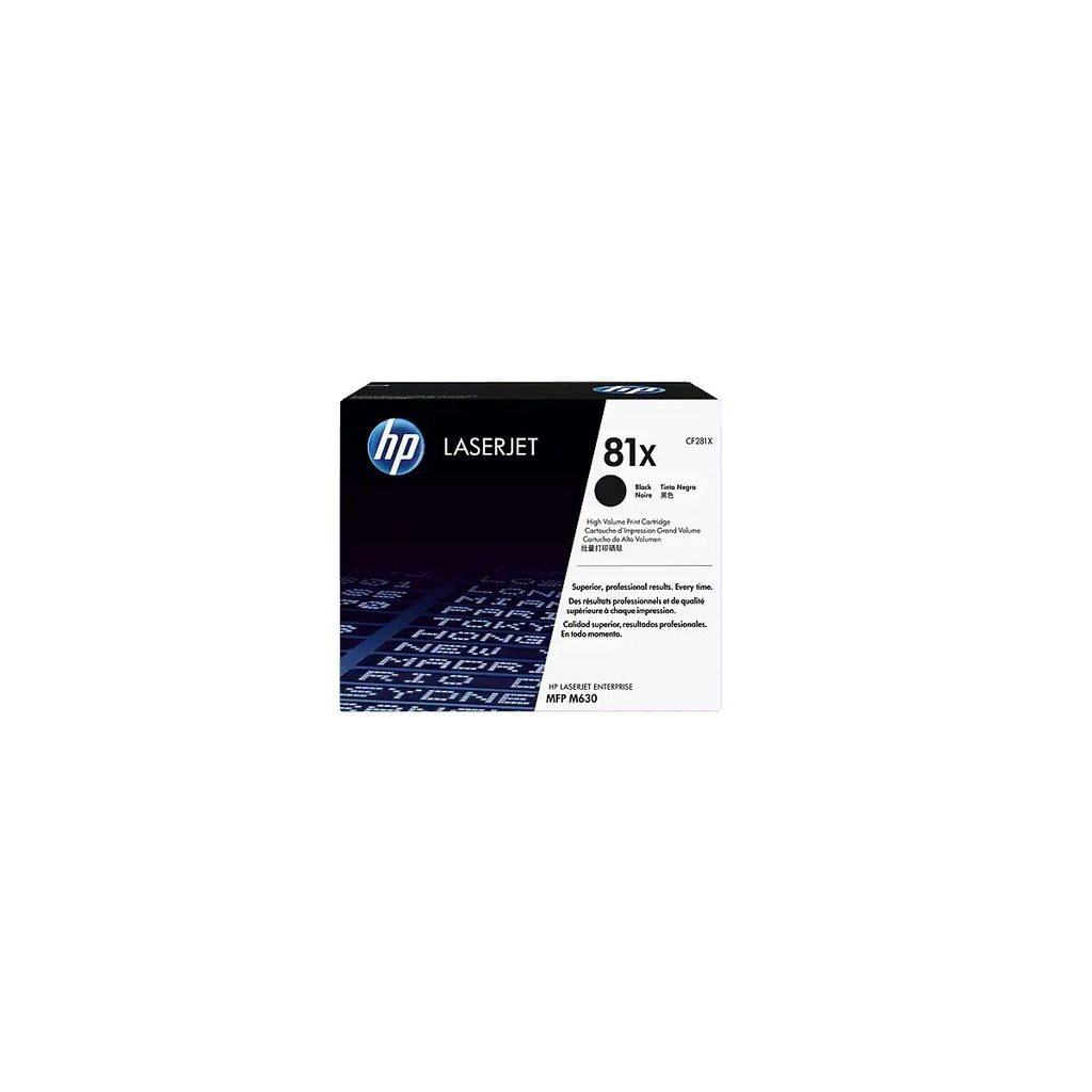 [CF281X] TONER HPINC 81X NEGRO LASERJET MFP630 25000 PAG CF281X