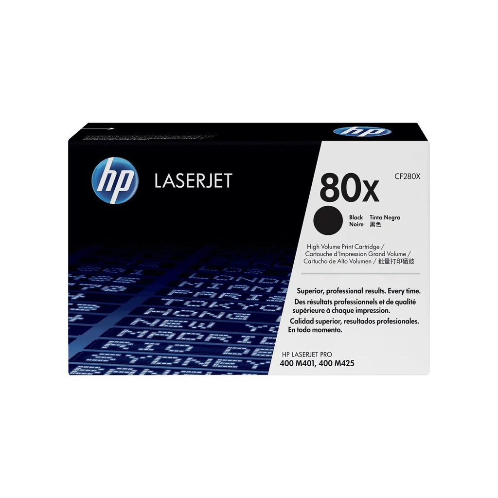 [CF280X] TONER HPINC 80X NEGRO LASEJET M401 6900 PAG CF280X