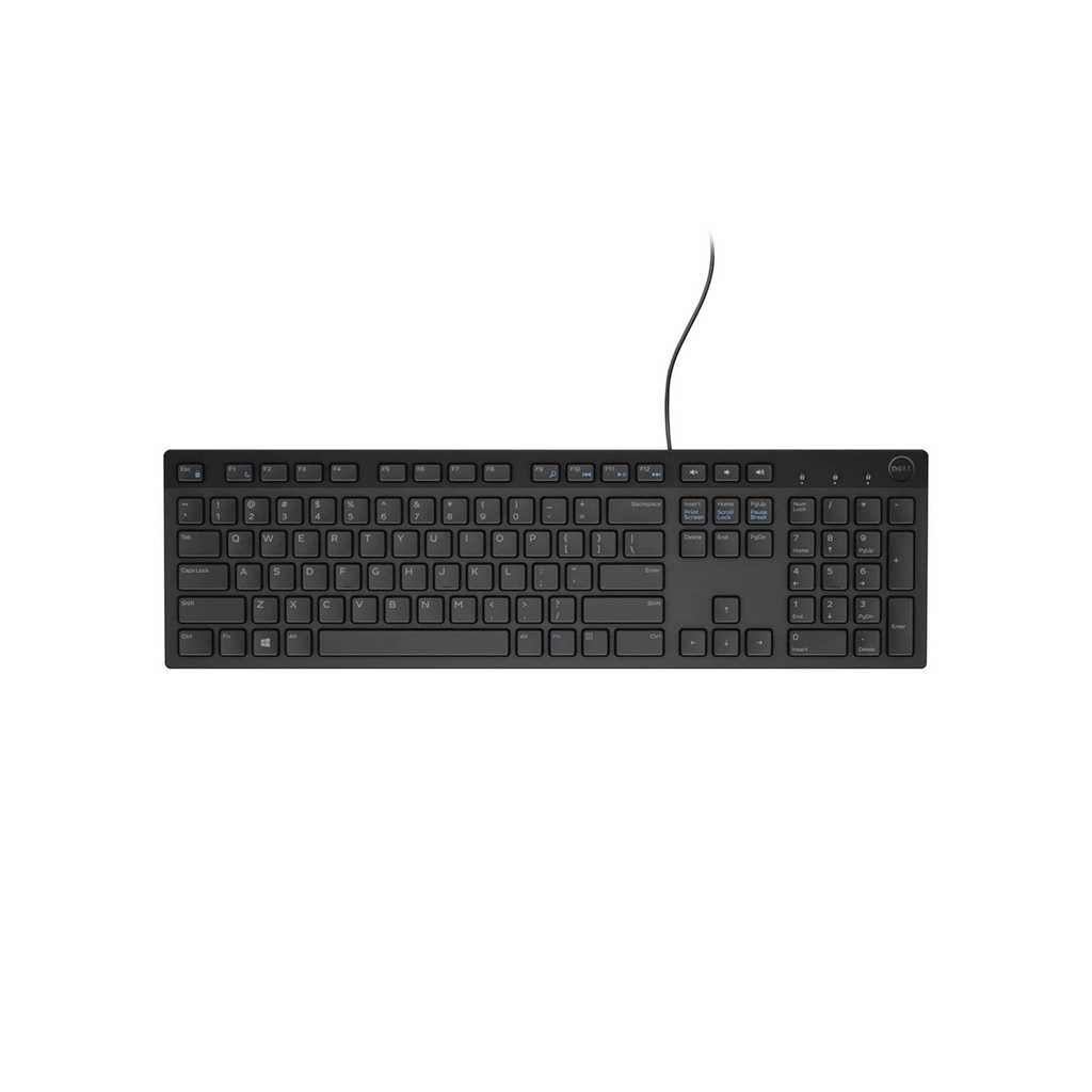 [KB216-BK-LTN] TECLADO ALAMBRICO DELL KB216 580-ADRC SPANISH W/CABLE USB 1 AÑO DE GARANTIA