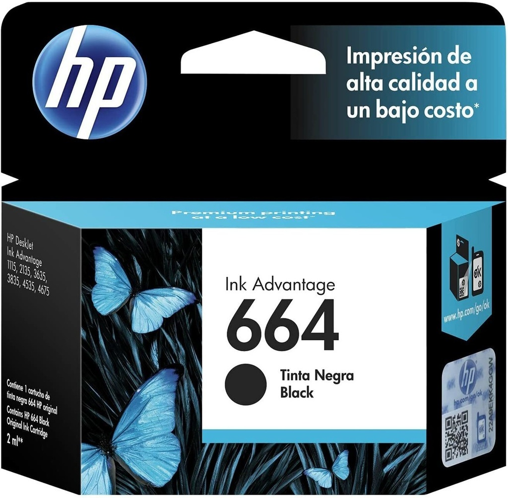[F6V28AL] TINTA HPINC 664 TRI-COLOR ADV2135 100 PAG F6V28AL