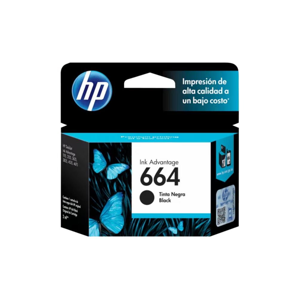 [F6V29AL] TINTA HPINC 664 NEGRO ADV2135 120 PAG F6V29AL