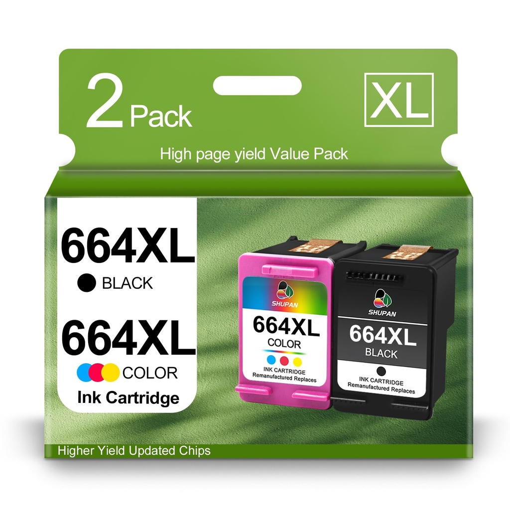 [F6V31AL] TINTA HPINC 664XL NEGRO 1115/2135/3635/3775 480 PAG F6V31AL