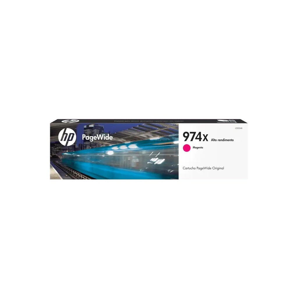 [L0S02AL] TINTA HPINC 974XL MAGENTA PW 452/577/477 7000 PAG L0S02AL