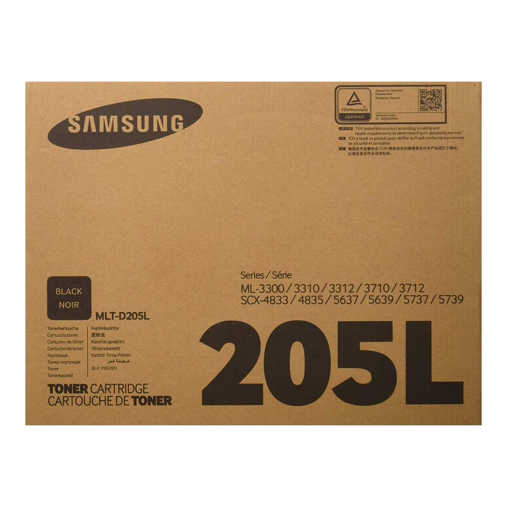 [SU967A] TONER HPINC SAMSUNG D205L NEGRO LASERJET M3710 5000 PAG SU967A