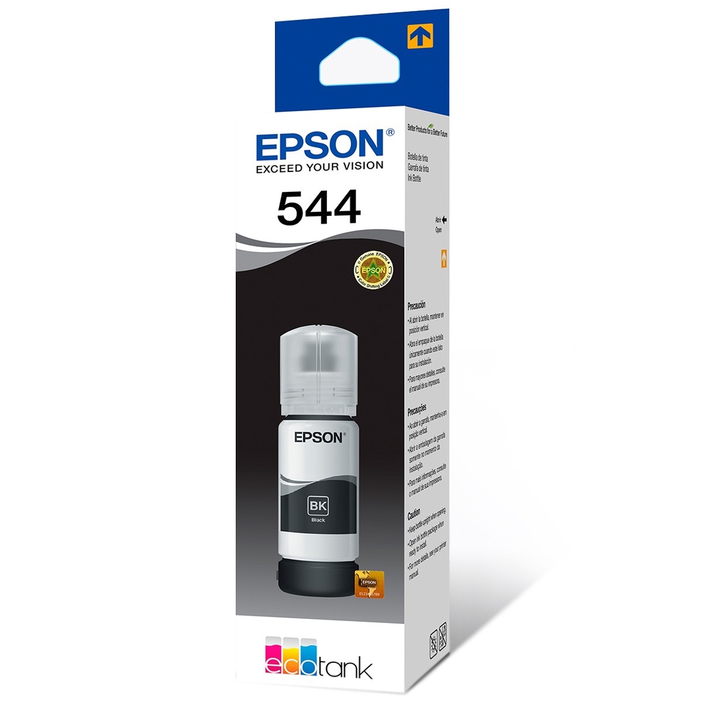 [T544120-2P] BOTELLAS EPSON T544 PACK 2 NEGRO L200/L3150/L3210 T544120-2P