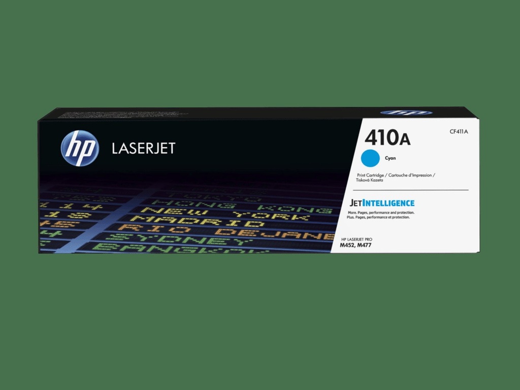 [CF411A] TONER HPINC 410 CYAN LASERJET M452/477 2300 PAG CF411A