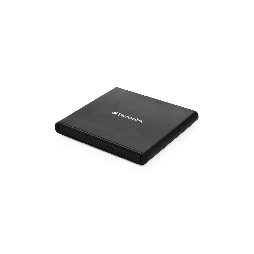 [98938] GRABADORA VERBATIM CD/DVD SLIMLINE EXTERNO / USB / ADAPTADOR USB C / WIN / SOFT. NERO BURN / M-DIS
