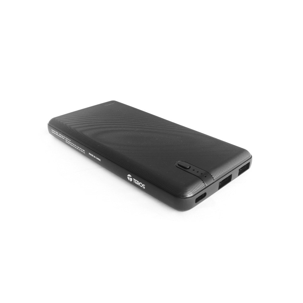 [ACCTCTE7053N] POWER BANK TEROS TE-7053N 10000MAH /PD20W /LITIO GRADO A / ENTRADA USB-C / 2 SALIDAS USB-A