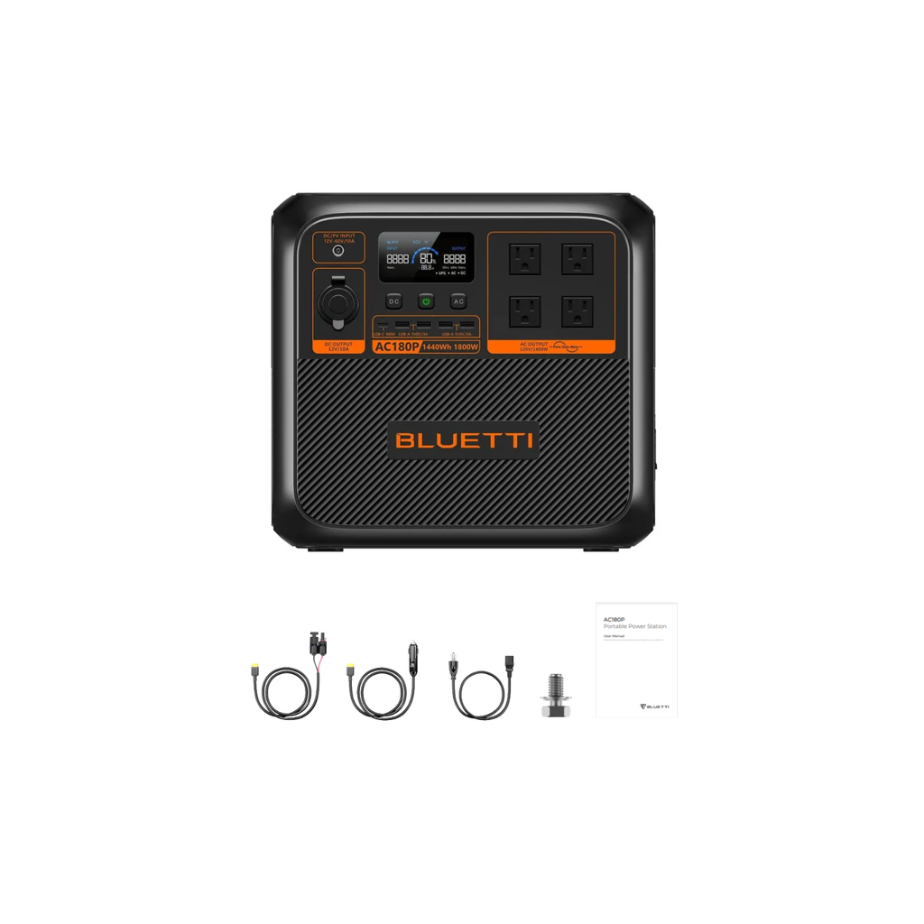 POWERSTATION BLUETTI/AC180 ESTACION DE CARGA PORTABLE 1.800 W 1.152 WH