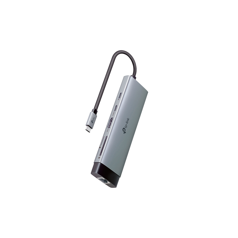CONVERTIDOR/TPLINK HUB UH9120 9 EN 1/ HDMI / USB TIPO C X2 /RJ 45 /5GBPS / USB TIPO A X3