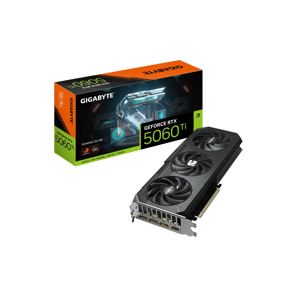 [GV-N506TGAMINGOC-8GD] TARJETA DE VIDEO GIGABYTE/GEFORCE RTX 5060 TI GAMING OC 8G GDDR7 PCIE 5.0 9VN506TGO8-00-G10