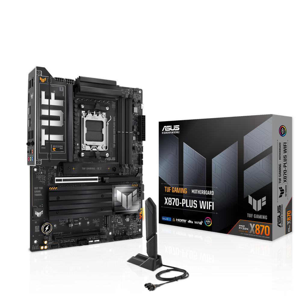 [TUFGAMINGX870-PLUS] MAINBOARD/ASUS TUF GAMING X870-PLUS WIFI AM5 WIFI7 AURA SYNC