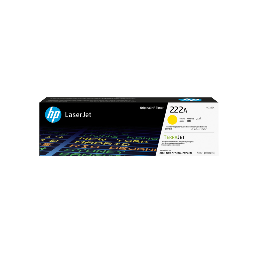 [W2222A] CONSUMIBLE HPINC/TONER 222A AMARILLO LASERJET 3201/3202/3303 1200 PAG W2222A