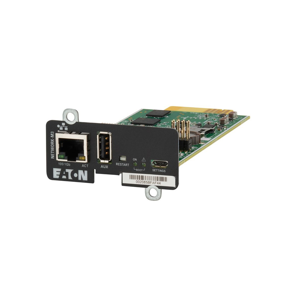 [NETWORKM33] TARJETA TRIPP LITE SNMP NETWORK M3 MONITOREO DE UPS ONLINE 1GBPS RJ45 1Y