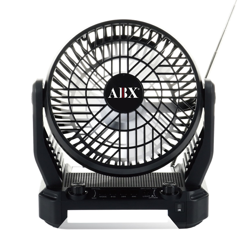 [RFX-30] PARLANTE AUDIOBOX/VENTILADOR PORTATIL RECARGABLE RFX-30 FM RADIO BLUETOOTH CARGA SOLAR